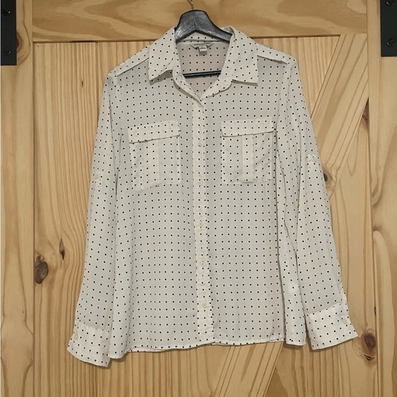 Banana Republic Tops - Banana Republic Off-White Button Up Top, Size M